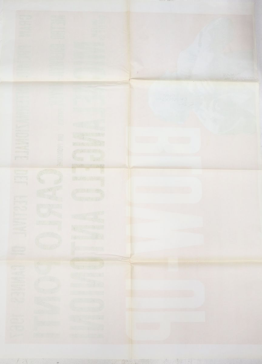 Manifesto Cinema Due Fogli ''blow Up''