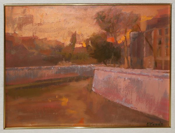 Ugo Attardi - Paesaggio romano
