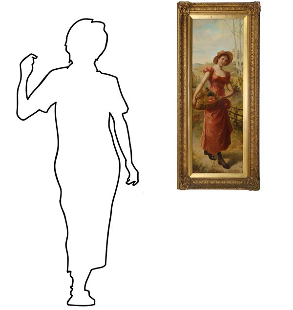 Eugene De Blaas - Figura allegorica dell'autunno