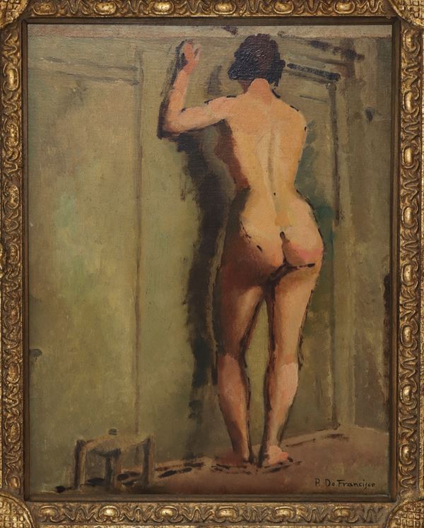 Pietro De Francisco - Nudo di donna di spalle