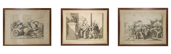 Bartolomeo Pinelli - N.3 Engravings