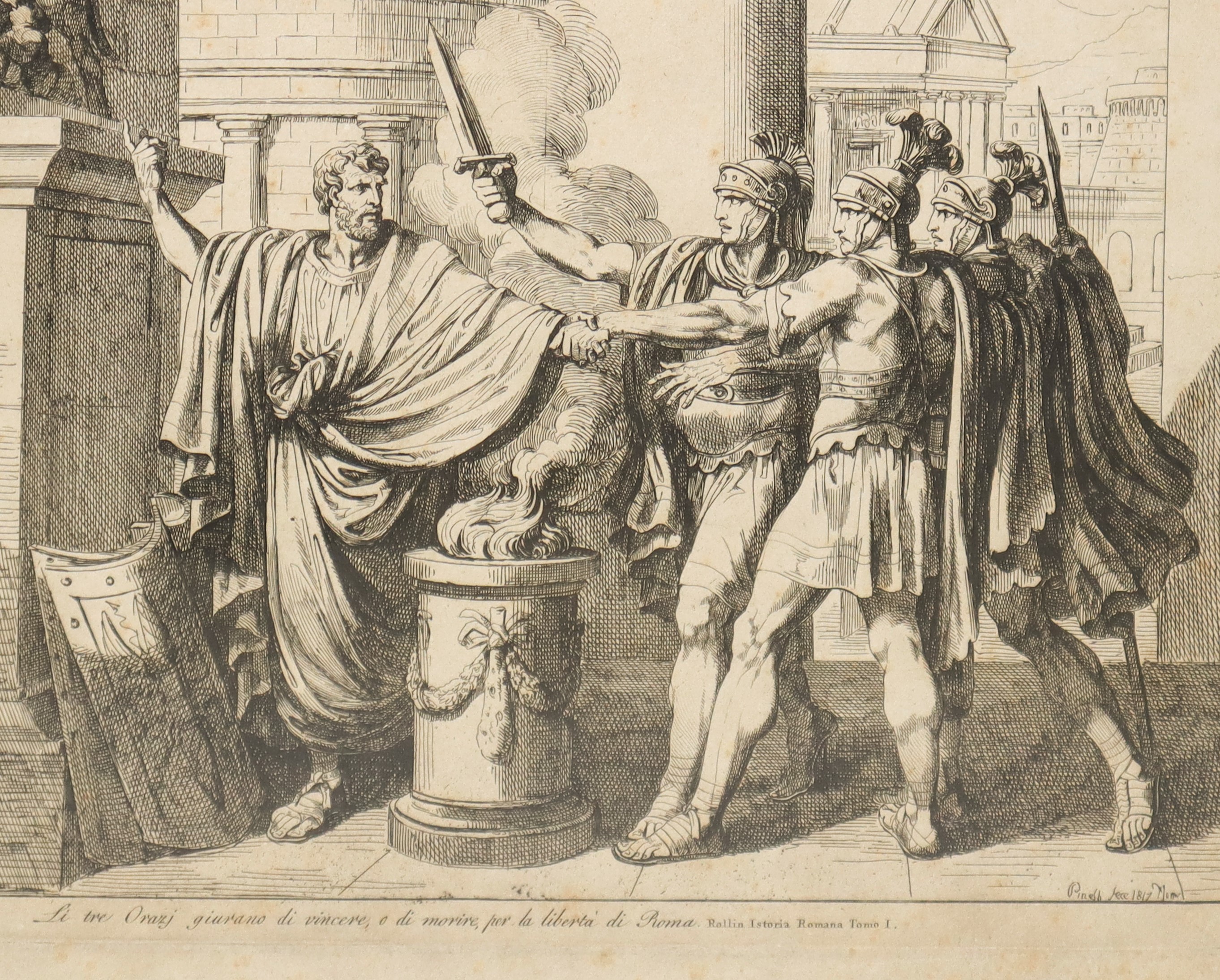 Bartolomeo Pinelli - N. 3 incisioni