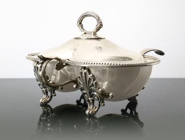 Old Sheffield gravy boat