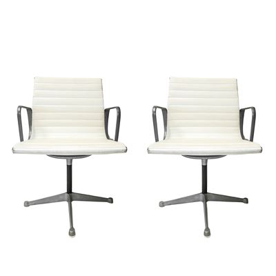 Coppia di Sedie Mod. Aluminium Group Ea107