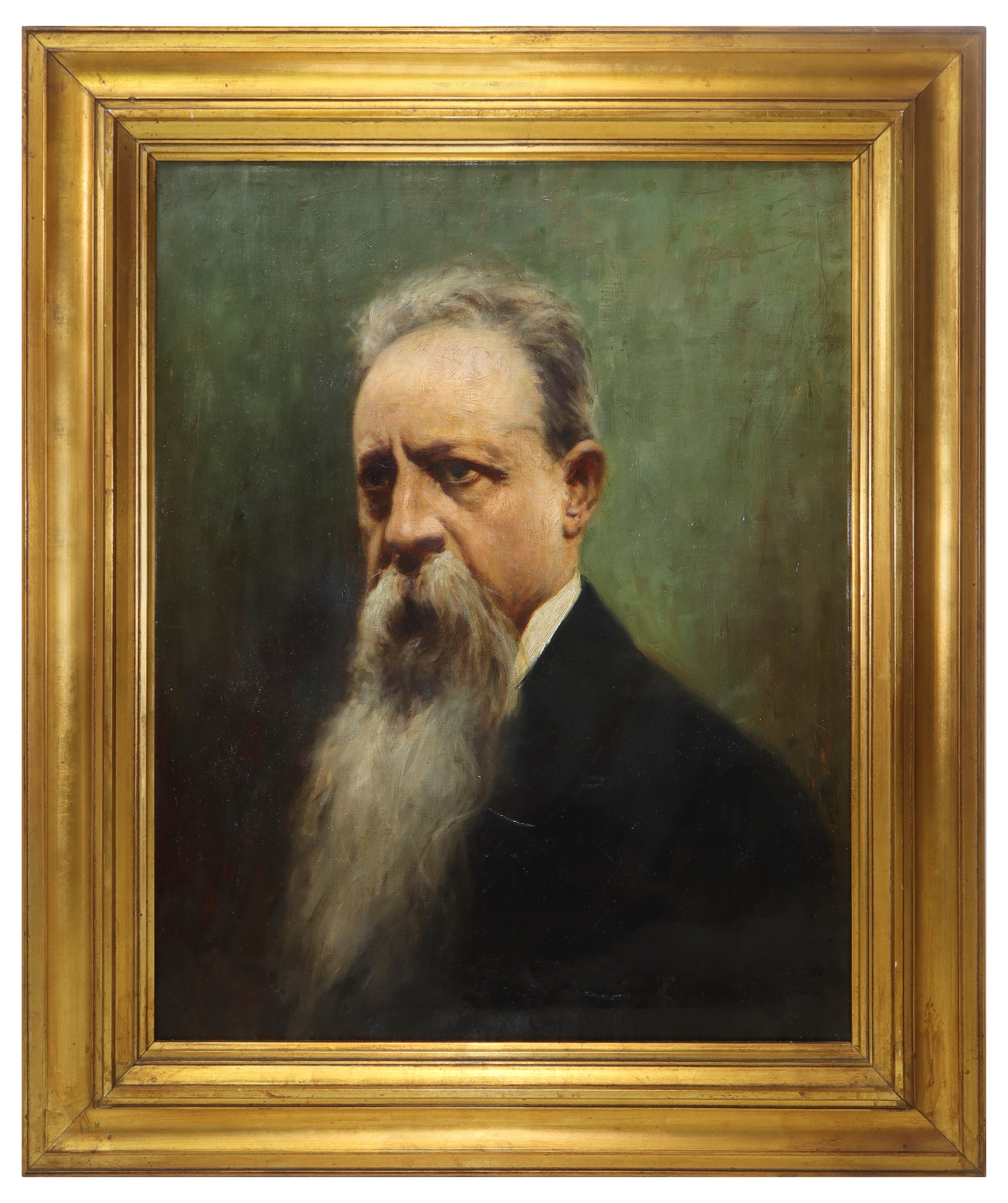 Ritratto di un Anziano Gentiluomo dalla Lunga Barba Bianca, Probabile Autoritratto di Telemaco Si...