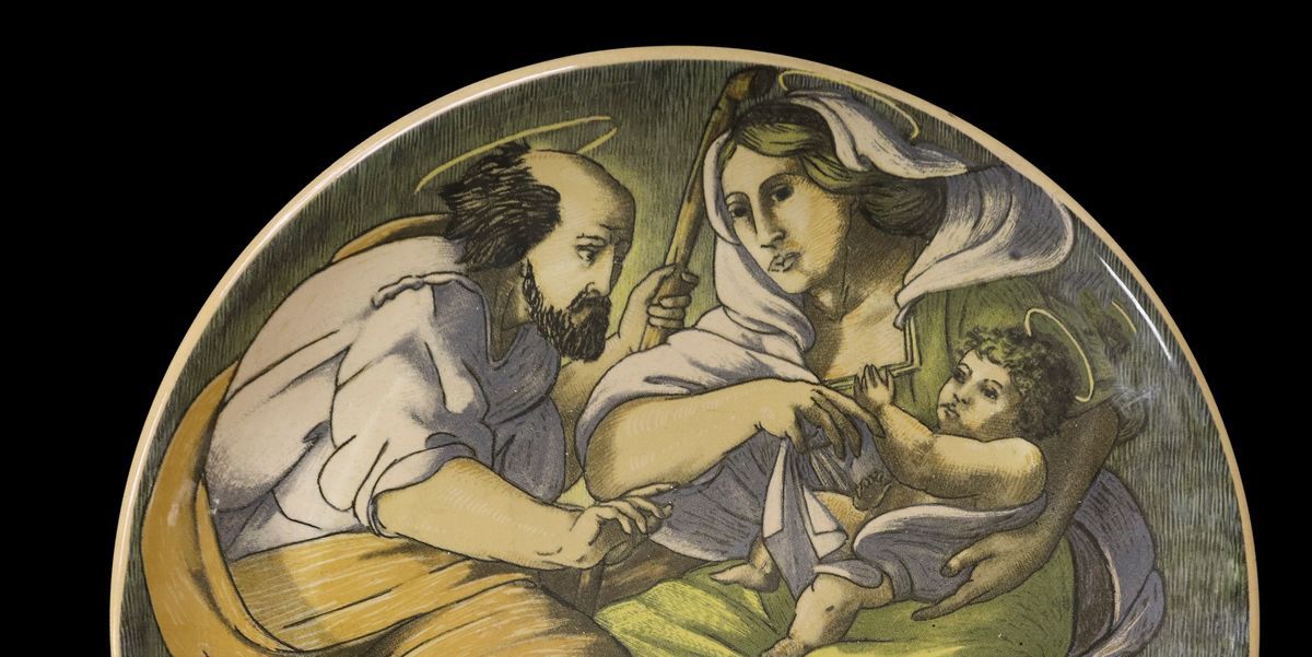 Giuliano Ottaviani - Piatto Sacra Famiglia