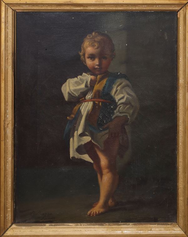Detail from the Charity of Saint Elizabeth of Hungary, a child