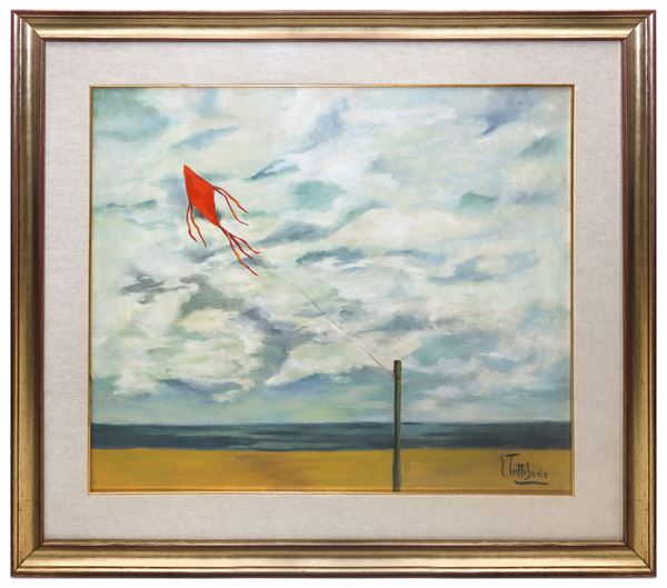 Emilia Centorbi Tuttobene - Kite flying over the sea
