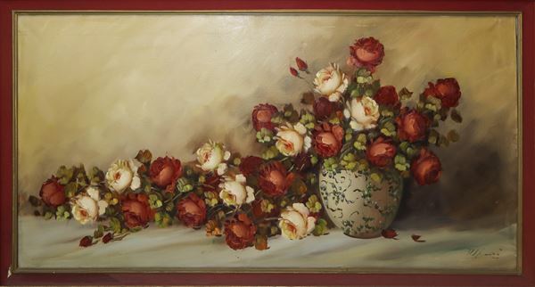 Natura morta di fiori con vaso
