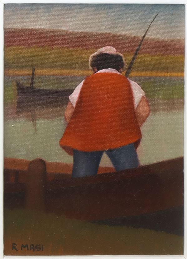 Roberto  Masi - Uomo che pesca