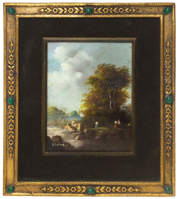 Landscape with characters