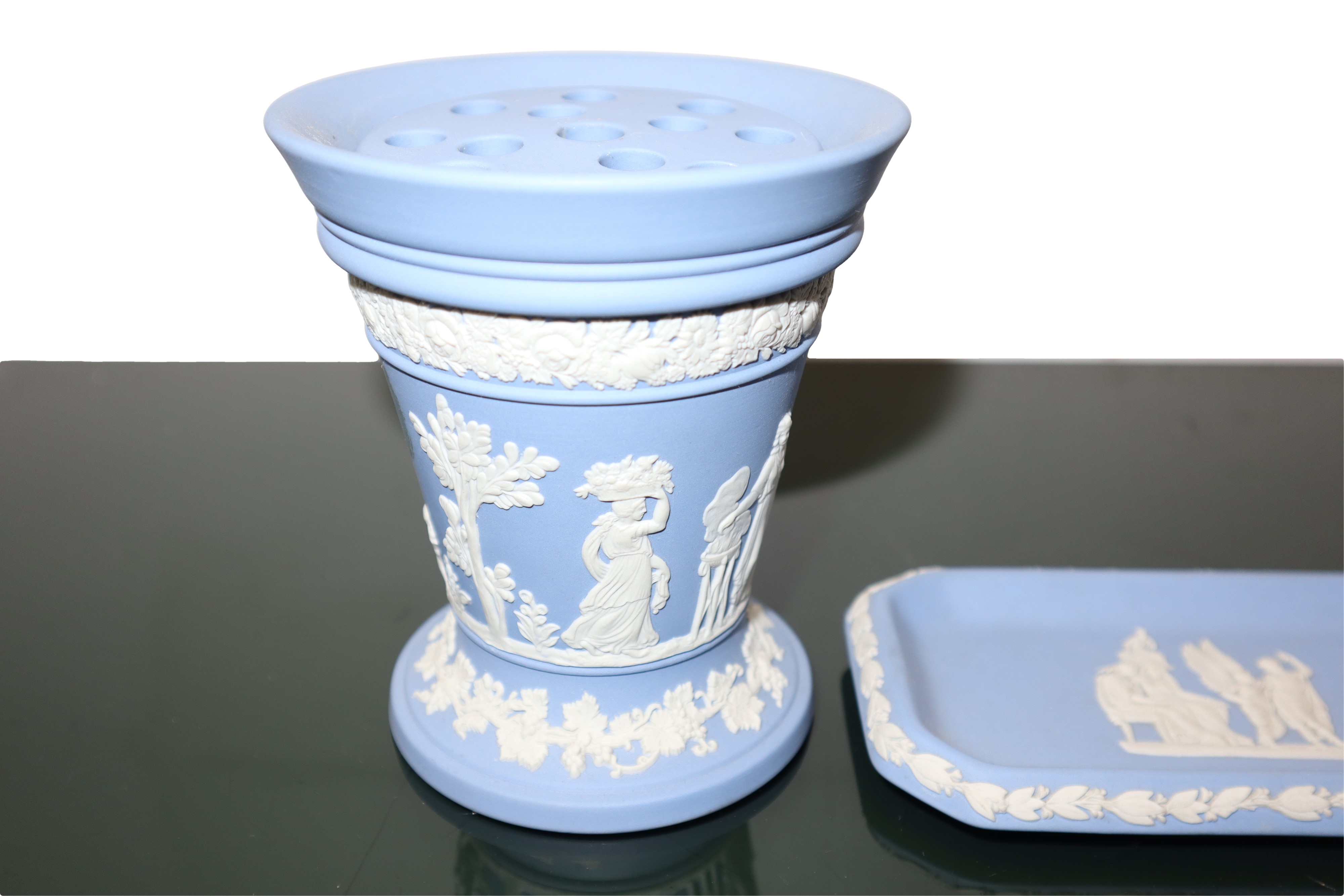 Piccolo vaso e piattino