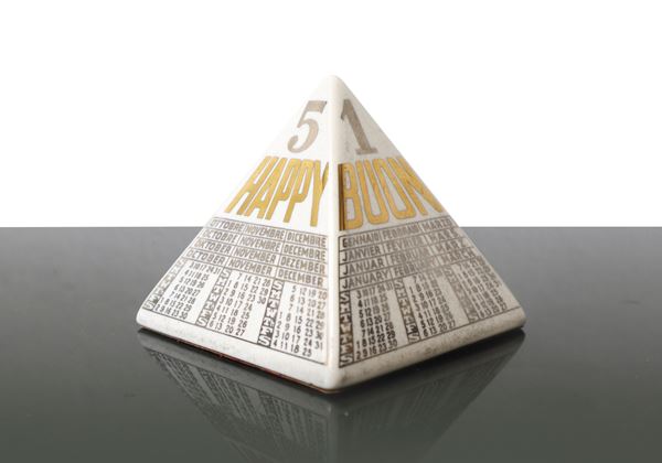 Piero Fornasetti - Calendar paperweight year 1965