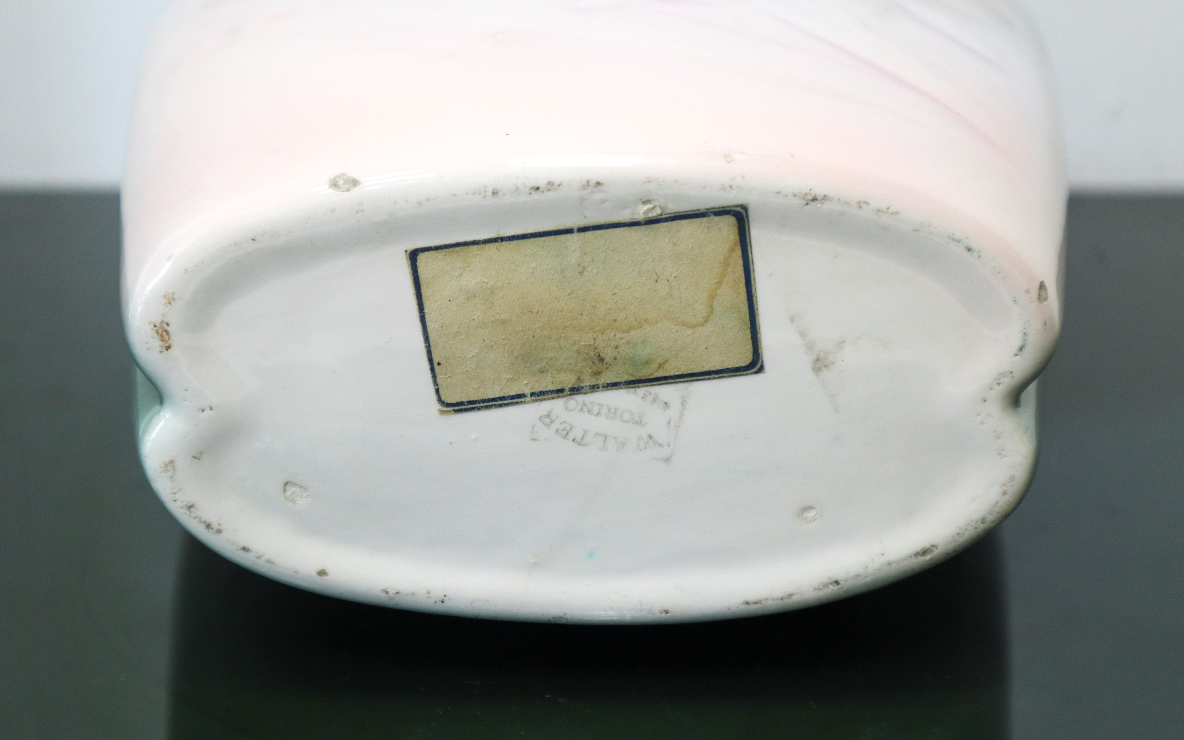 Walter Torino Ceramiche - Vaso in Ceramica con Cavalieri