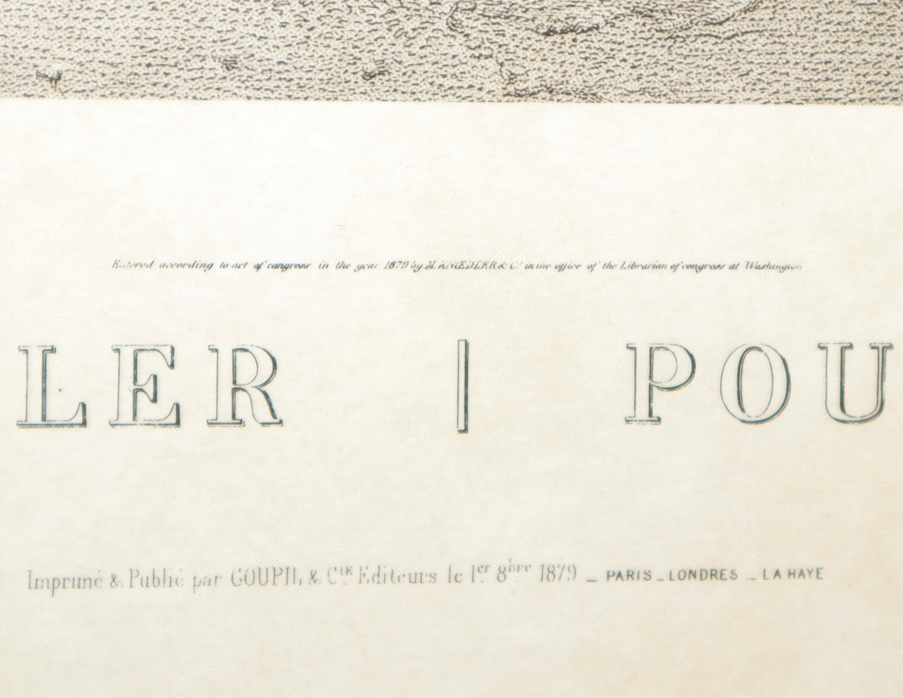 Le Poulailler e Grande Representation, coppia di litografie (timbri editoriali: Goupil editore, M...