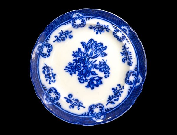 Plate with Flow Blou decoration