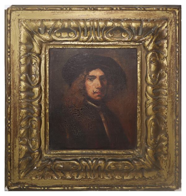 Portrait of a young man, copy after Rembrandt
