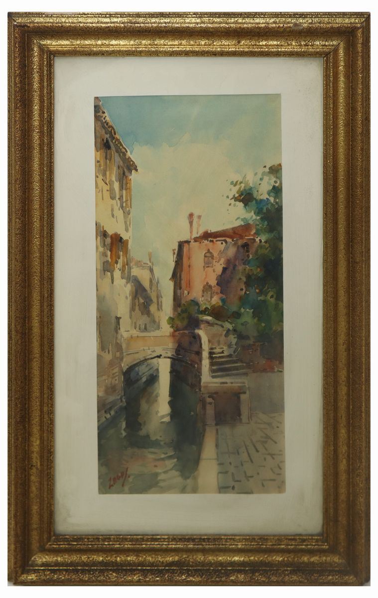 Paesaggio con ponte