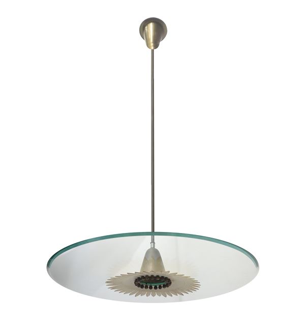Luigi Brusotti - Lampada a sospensione, Attr. Brusotti Luigi.