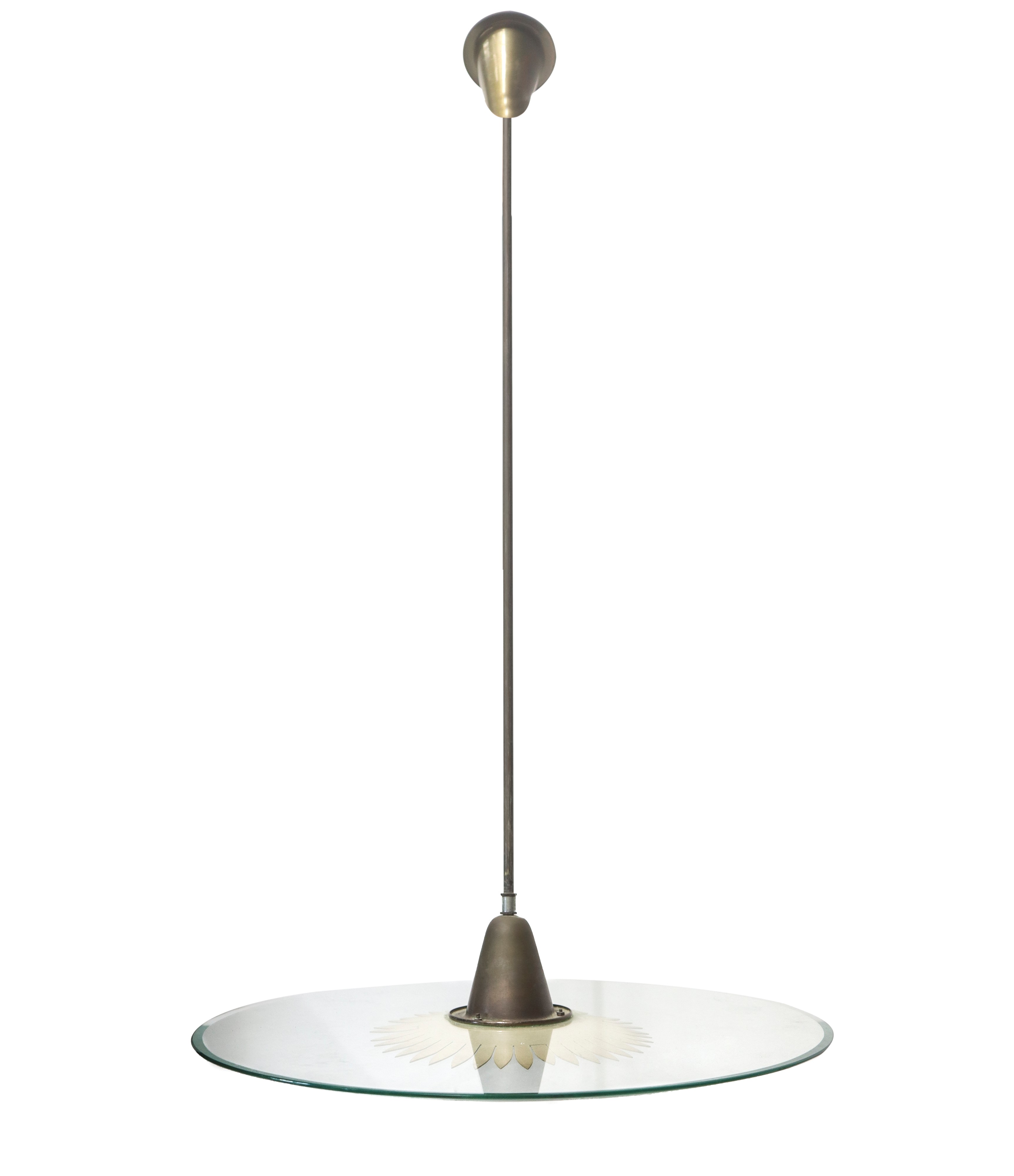 Lampada a Sospensione, Attr. Brusotti Luigi.