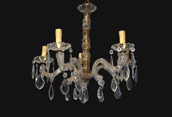 Maria Teresa 5-light chandelier in Murano glass