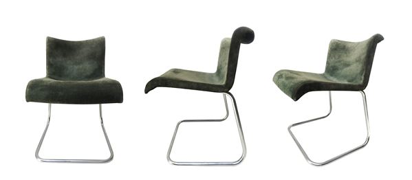 N 3 sedie, nello stile di Sormani, attribuibili Claudio Salocchi
