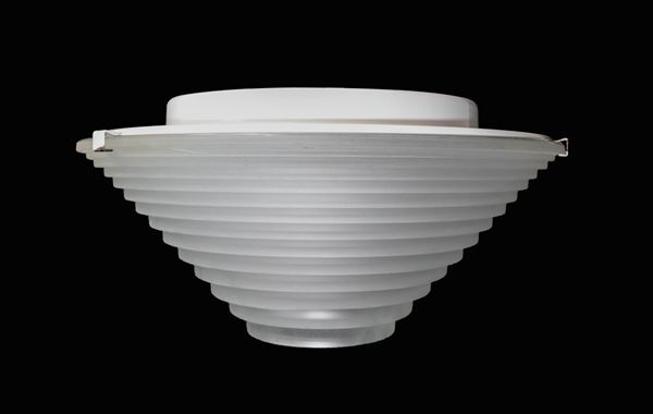 Artemide - Lampada a plafone, disegno Angelo Mangiarotti , Mod. Egisto