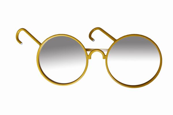 Wall lamp in the shape of glasses, Italian production in the style of Lapo Binazzi