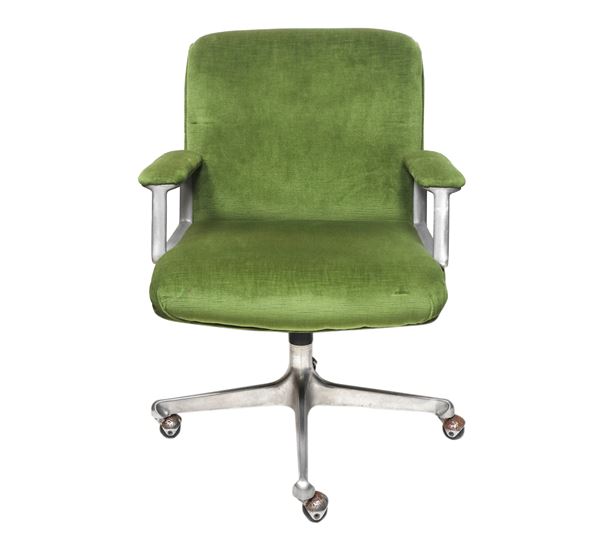 Prod. Tecno Dis. Osvaldo Borsani - Armchair with aluminum structure