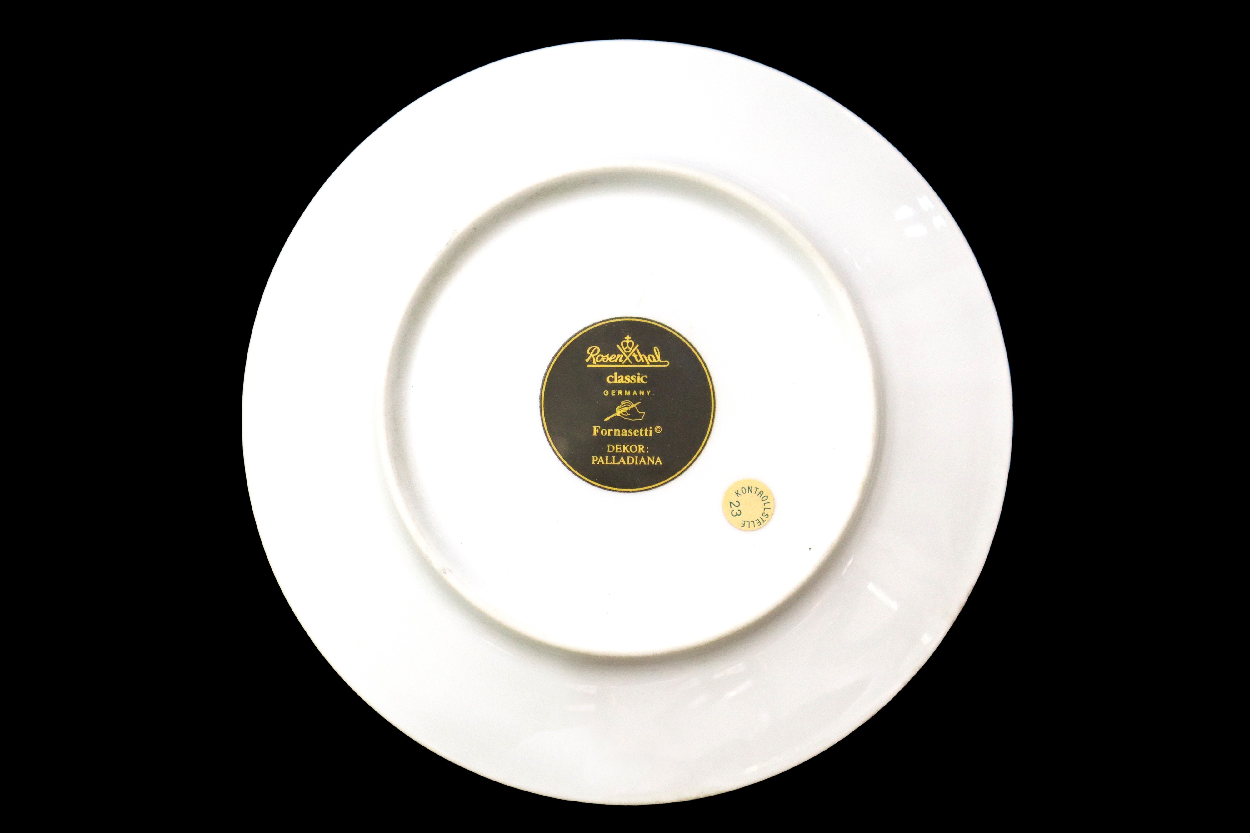 Piero Fornasetti - Piccolo Piatto in Porcellana, Serie: Palladiana