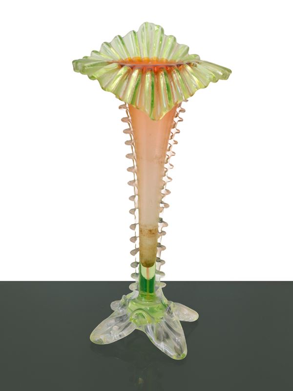 Art nouveau solifiore vase