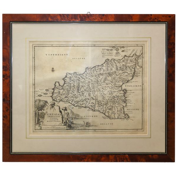 Carta geografica "Sikelias"