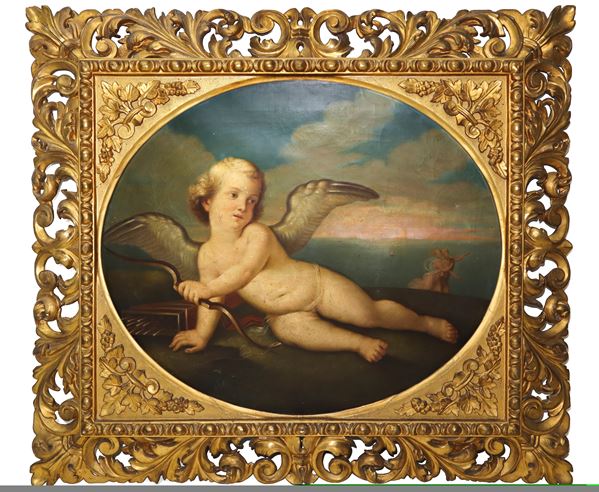 Putto con arco e frecce