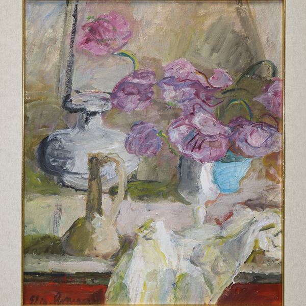 Elio Romano - Vases with flowers