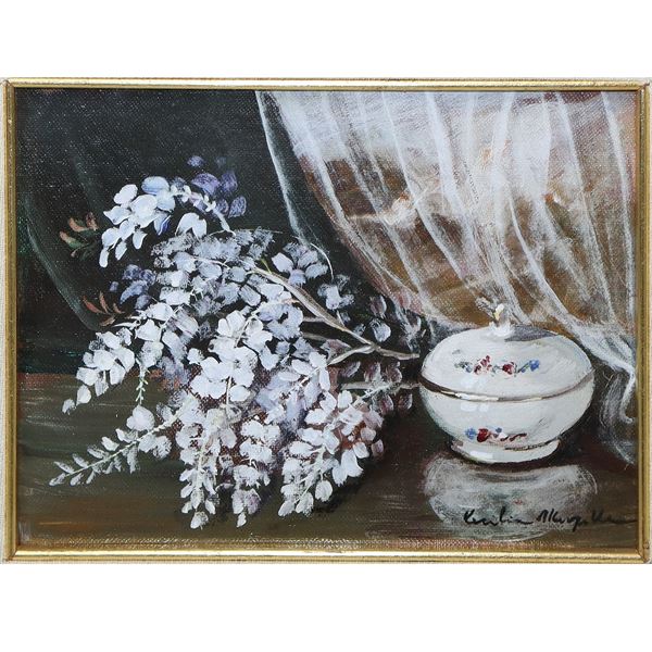 Cecilia Manzella - Vase with wisteria