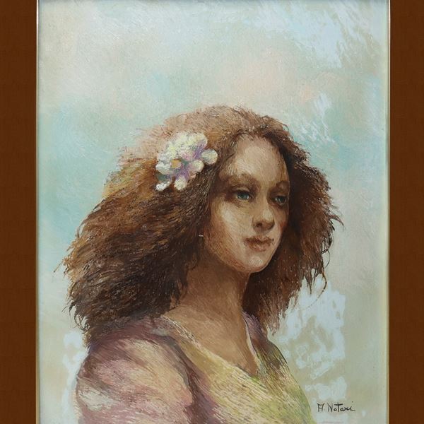 Antonio Notari - Face and flower