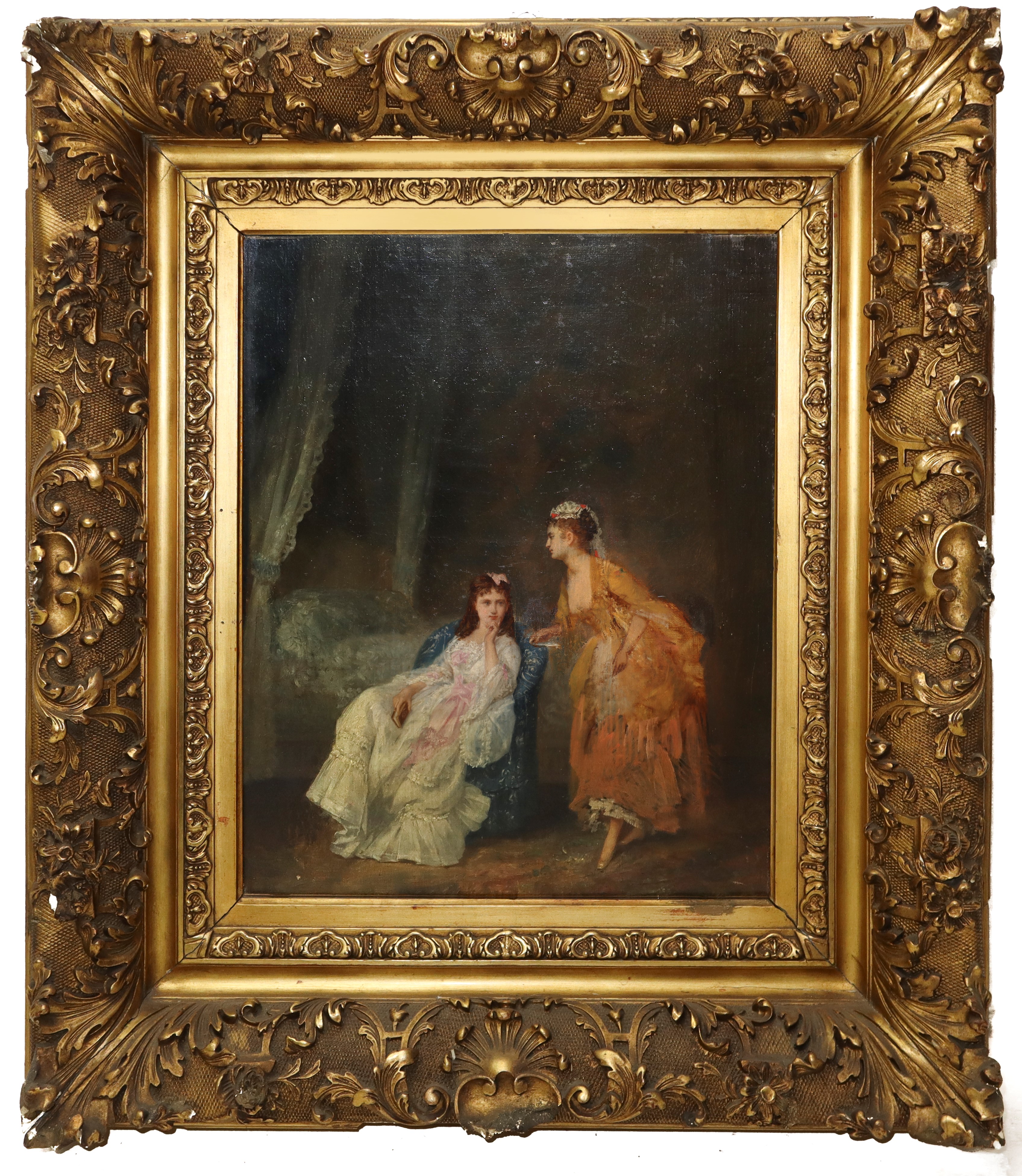 Scena di Dame in un Interno