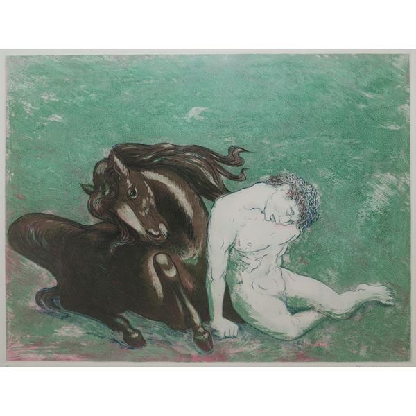 Aligi Sassu - Patroclo