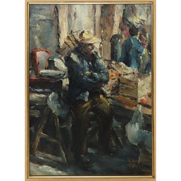Catania, the fruit seller in Piazza Carlo Alberto