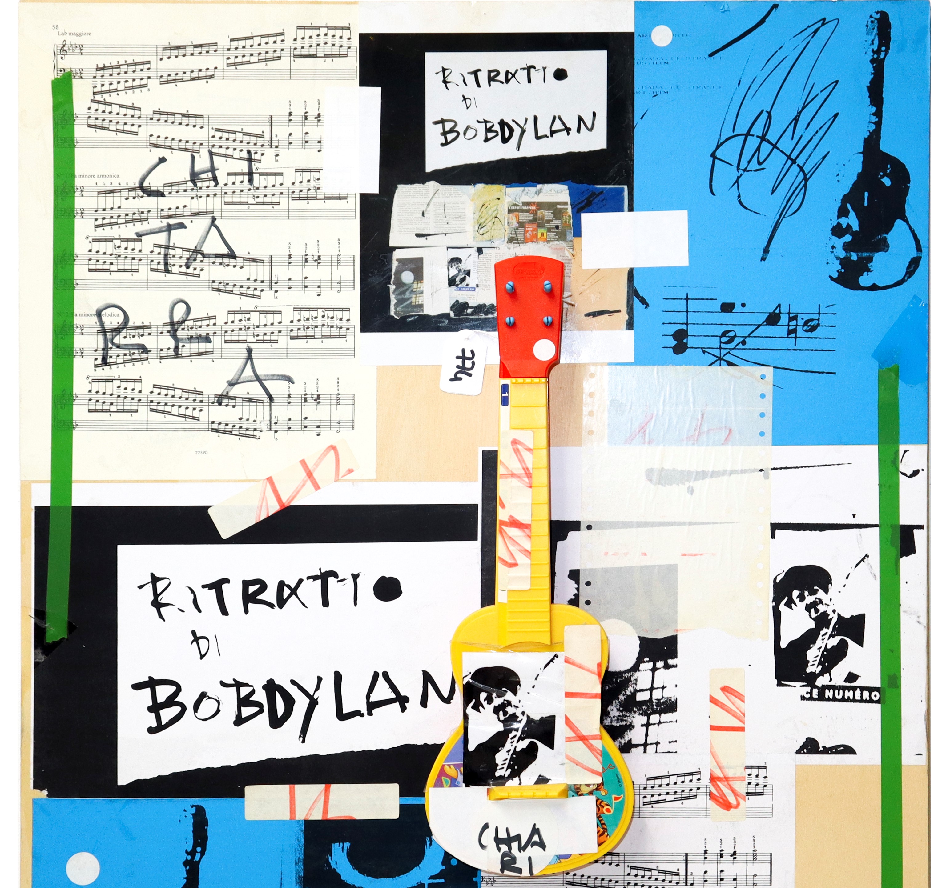 Giuseppe Chiari - Chitarra, Ritratto di Bob Dylan