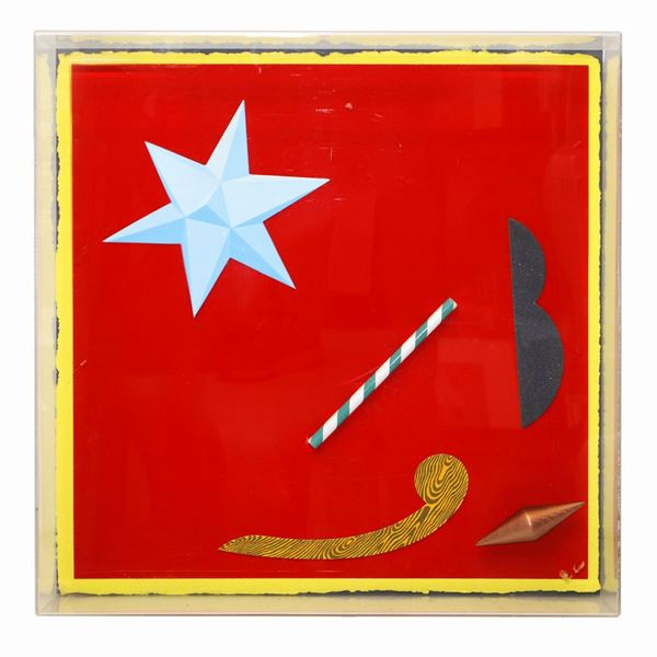 Lucio Del Pezzo - The Star - Proof of author