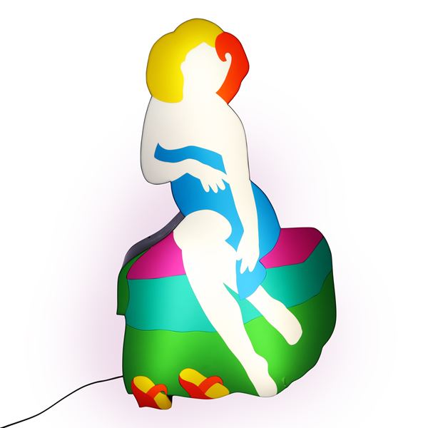 Marco Lodola - Light sculpture "Pin up perspecs neon"