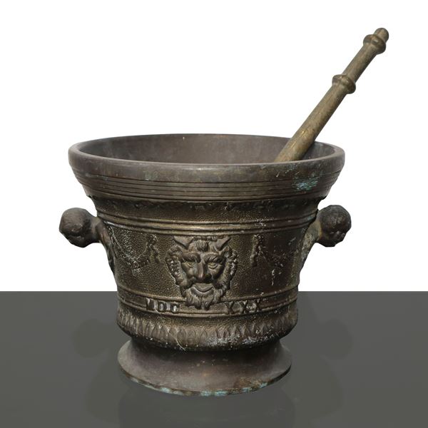 Bronze Mortar with Pestle