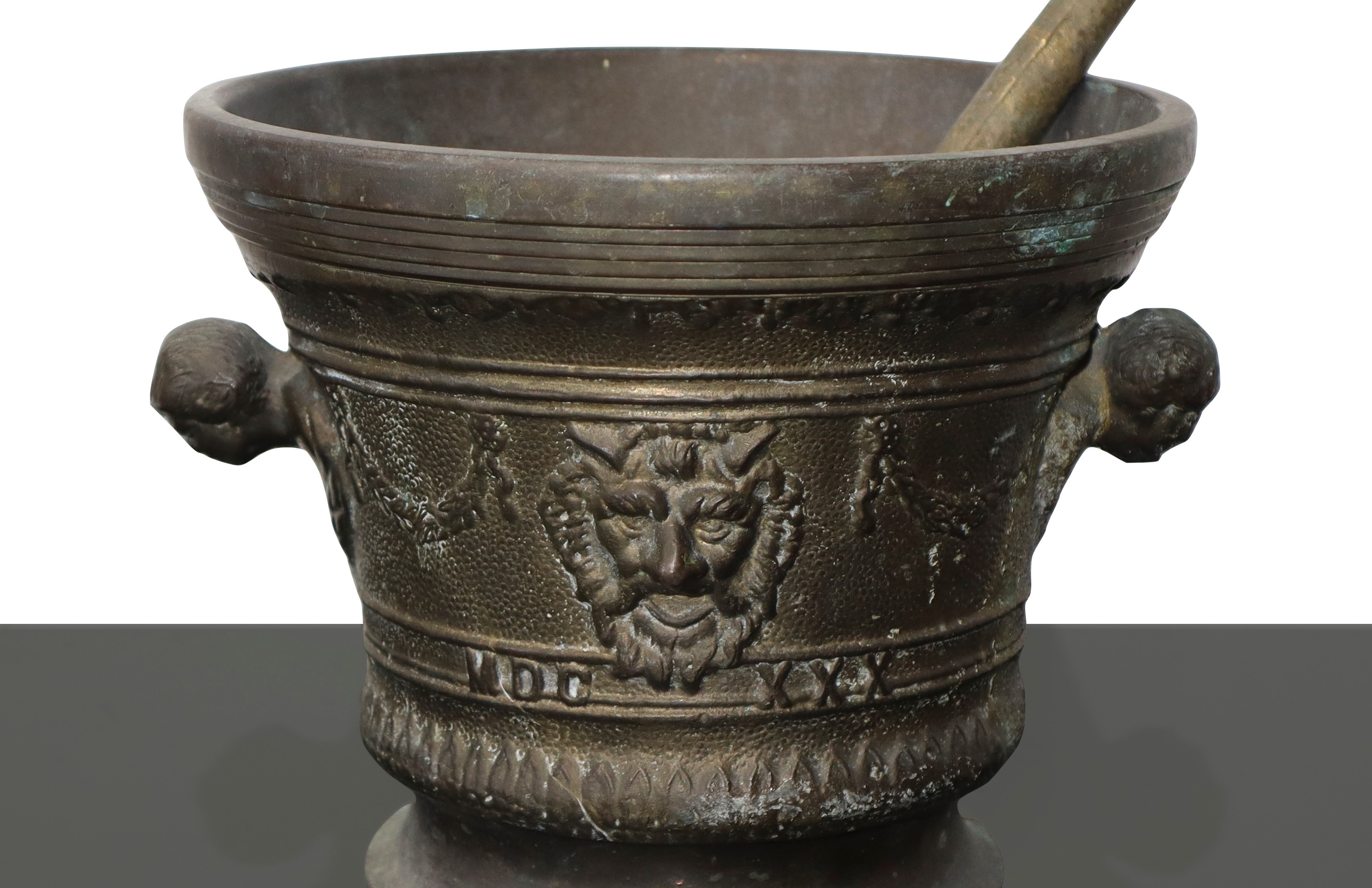 Mortaio in bronzo con Pestello