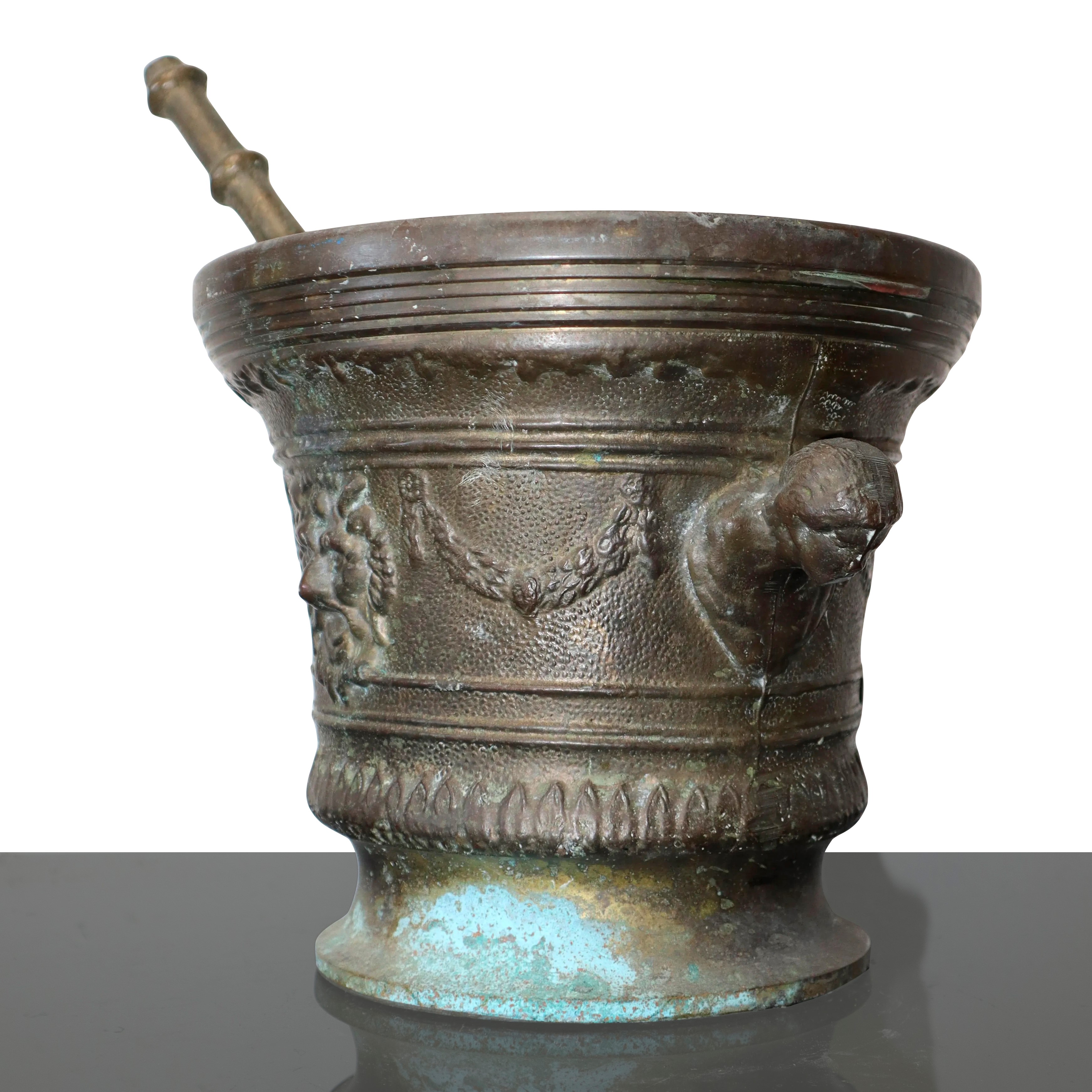 Mortaio in bronzo con Pestello