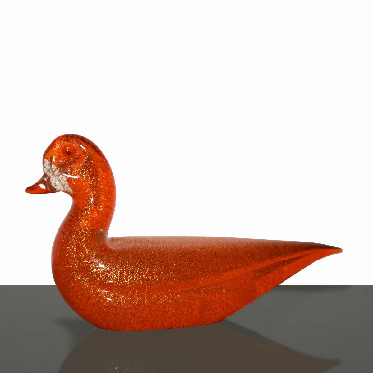 Coppia di Uccelli in Vetro di Murano
