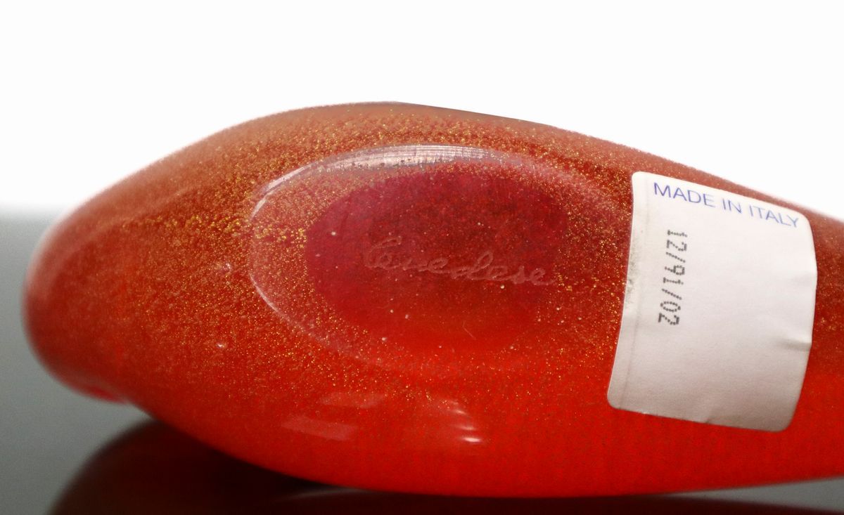 Coppia di Uccelli in Vetro di Murano