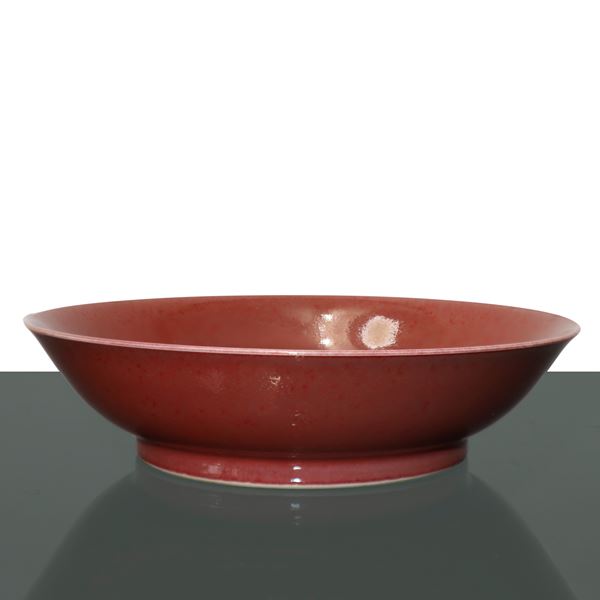 Chinese porcelain bowl “Sang de Boeuf”