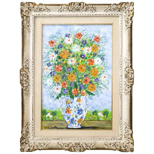 Michele Cascella - Vaso con fiori