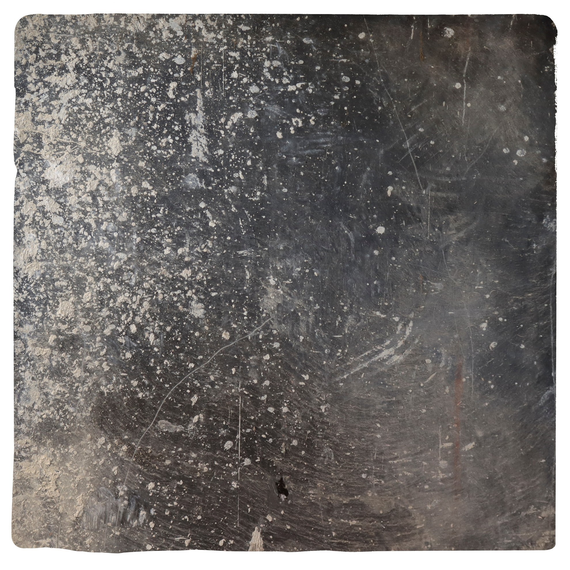 Grande dipinto su ardesia, Madonna della pesca con Bambino e S.Giovannino